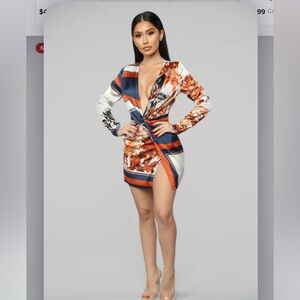 Whole lotta class satin mini dress